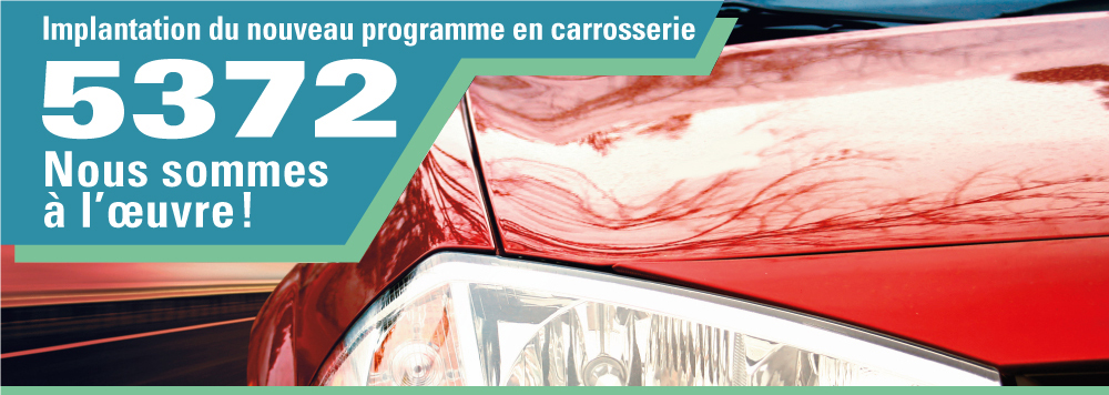 Implantation du nouveau programme en carrosserie 5372